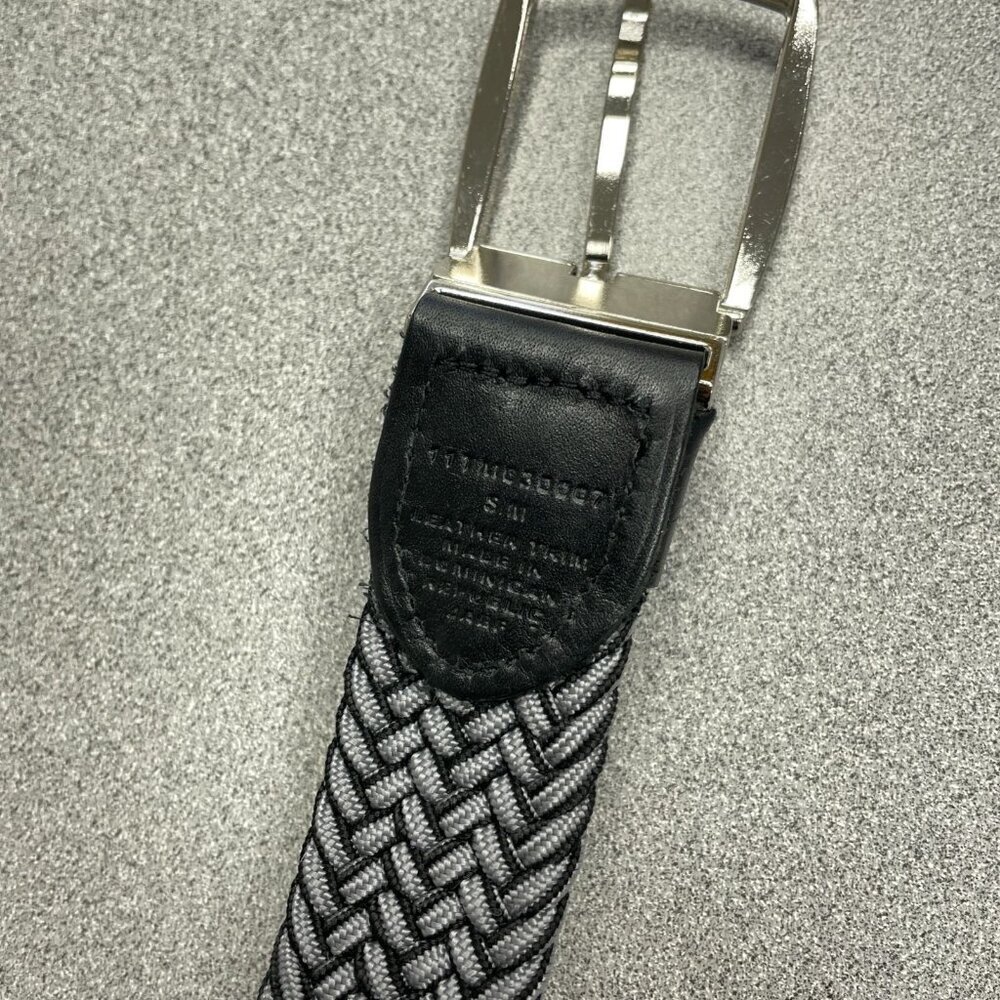 Tommy Bahama stretch Men's S/M Braided Stretch Belt Revertible i1792 - Picture 3 of 4